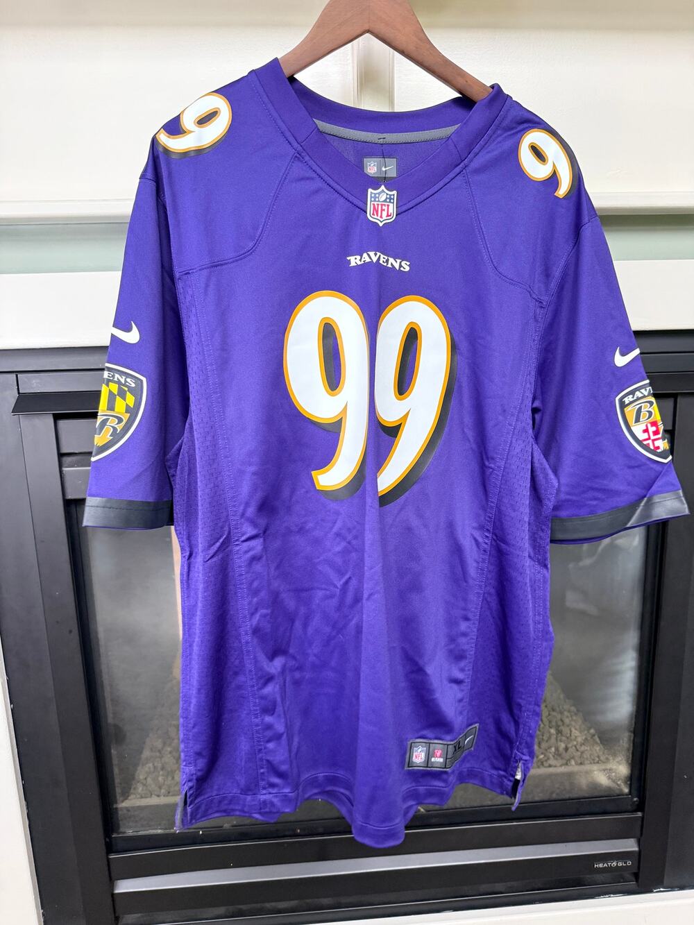 Nike Baltimore Ravens Purple NFL On Field Jersey Mens XL NWT